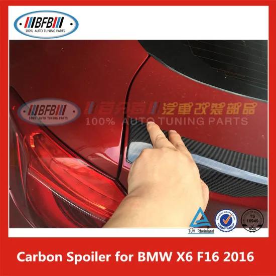 NEW LISTING TRUNK SPOILER WING For BMW X6 F16 2016 CARBON MIDDLE SPOILER REAR WING