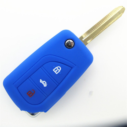 Classic Toyota 3 buttons silicone key cover