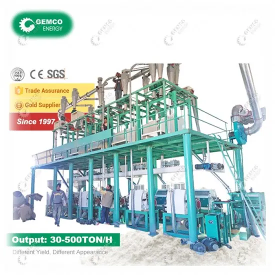 Modern Industrial Large Scale Low Cost Fully Automatic Flour Mill Plant for Wheat Processing