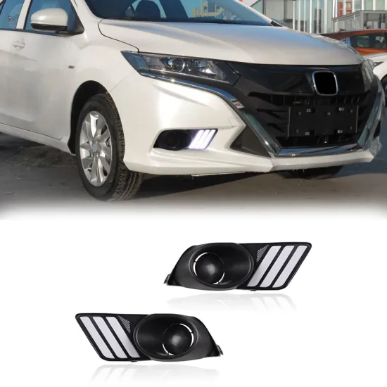 Gobison LED DRL Daytime Running Light Fog Light for Honda Gienia 2017