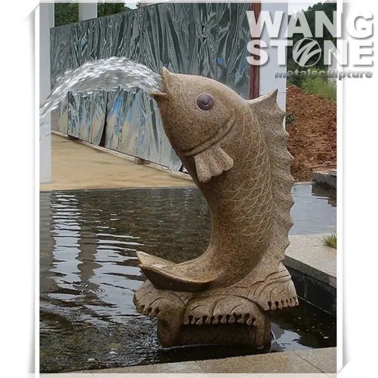 Jumping Fish Water Fountain/ Animal Outdoor Stone Fountain