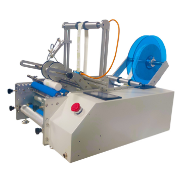 Round Bottle Labeling Machine for Plastic and Glass Bottles - Small Desktop Model