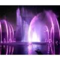 Large music dry spray fountain