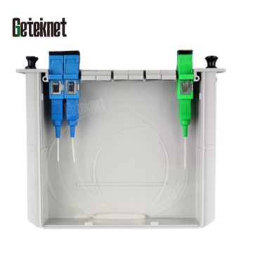 OEM Fibre Optical Splitter 1x2 Box SC UPC PLC Splitter