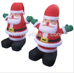 2016 high quanlity with good price advertising outdoor inflatable christmas santa wholeasle