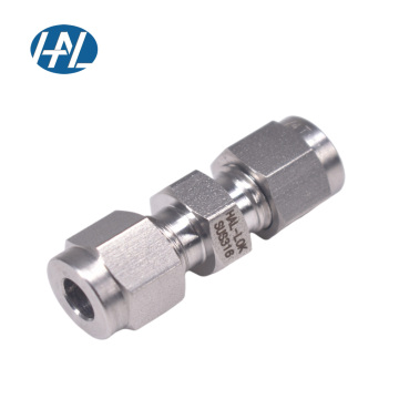 316L Stainless Steel Forged Union 3/8\" Instrumentation Fitting 3000psi NPT