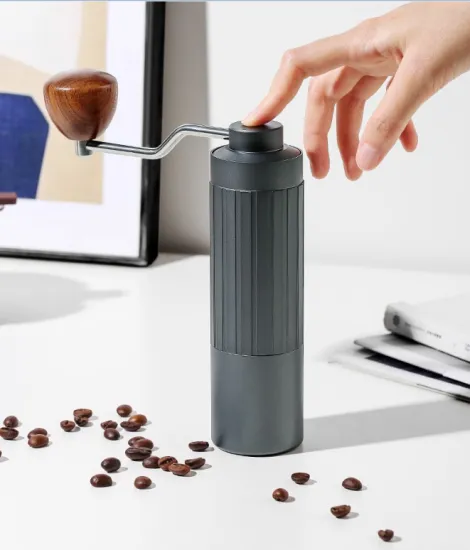 High-End 420 Stainless Steel Burr Coffee Bean Grinder: A Durable and Portable Espresso Tool