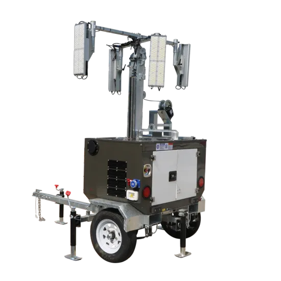 Diesel light tower for emergency lighting