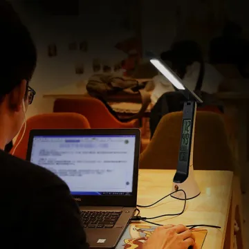 Portable Foldable USB Rechargeable Dimmable LED Nightlight for Eye Protection