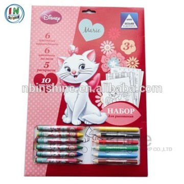 Sets de pintura para niños, sets de papelería de pintura de color