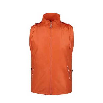 Detachable collar cap vest