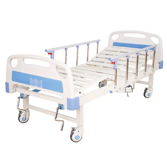 Two Crank Medical hospital bed with Excretion Function
