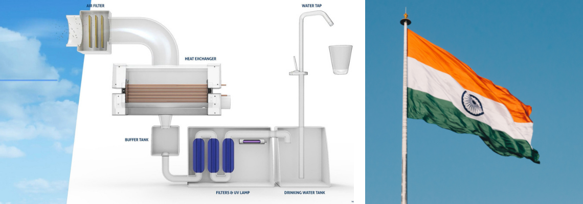 Testa di Watergen India Watergen India Header