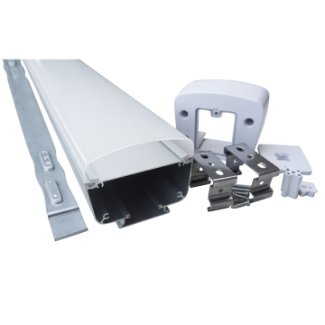 IP65 LED linear light PC diffuser Aluminum extrusion fittings