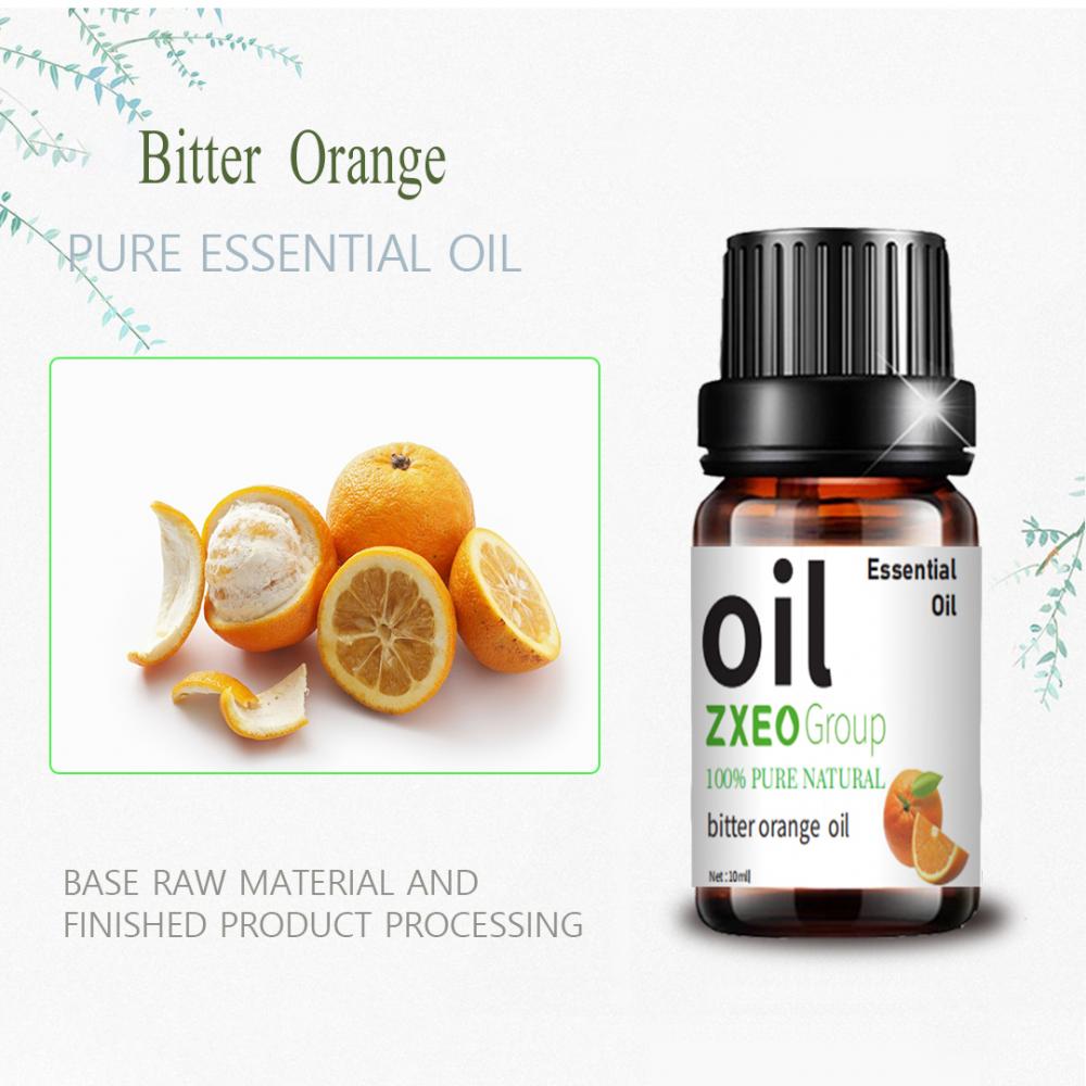 Vapor de óleo de laranja amargo puro destilado para cosméticos