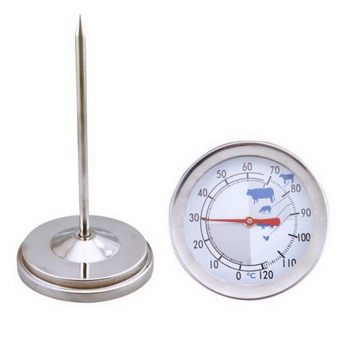 Dail pusingan dicetak Thermometers memasak