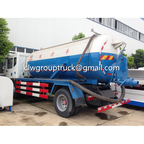 Dongfeng 5CBM Vacuum Cleaner Lori tangki kumbahan