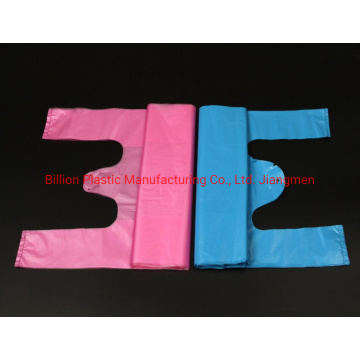 HDPE Plastic Carrier Gusset Bag T-Shirt Bag Plastic Bag Carrier Bag Thank You T-Shirt Bag