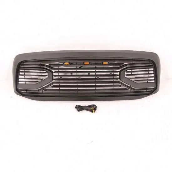 Gobison Front Car Grille with Light for 2006-2008 Dodge RAM 1500 Bumper Grille
