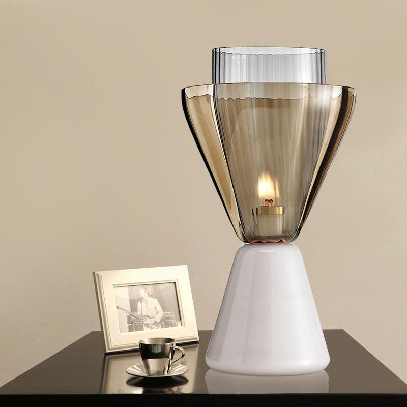 Small  Thin Bedside LampsofApplication White Table Lamp Stand