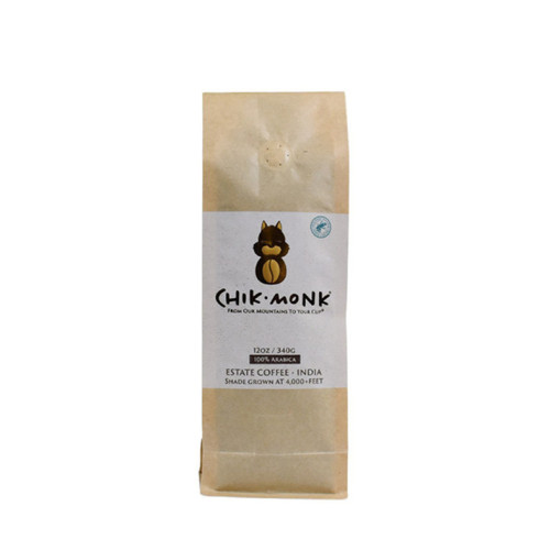 Coated Specialty Finish Biodegradable Compostable Coffee Bags With Water-Based Coating