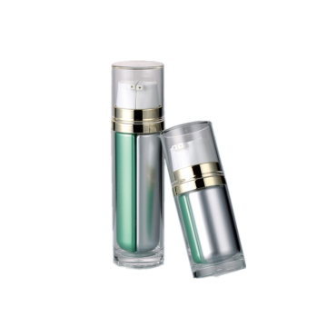Container Pam Dual Dual Acrylic Double untuk Pembungkusan Losyen Krim BB - 50ml