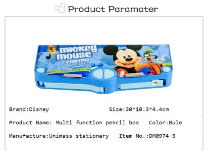 Cartoon Pencil Bag & Plastic Pencil Box