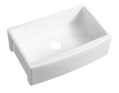 Ceramic Single Basin Hidden Kitchen Sink for Farmhouse American Standard