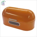 Large Size Bullet Shape Bread Box with Window
