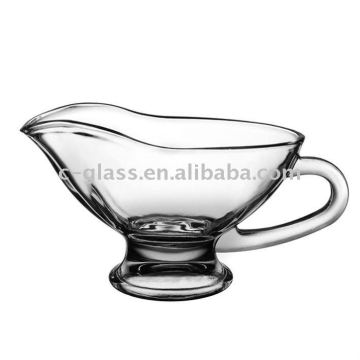 hand pressed clear glass sauce
