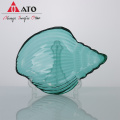 Nodic Shell shape Dessert Small Glass Dish Plate