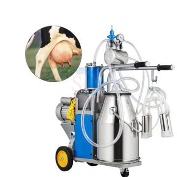 Wholesale Double Barrel Cow Milking Machine 50L Milk Extruder for Goats