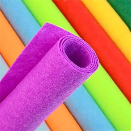100% polyester felt fabric colourful polyester felt