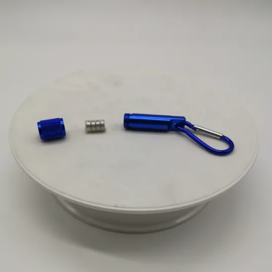 Customized Multi-Color LED Flashlight Keychain - Small, Portable, and Made of Aluminum Alloy