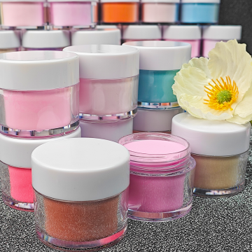 ผงอะคริลิคคุณภาพสูง - สีขาวใสสีชมพู - 10ml, 1oz, 2oz, kg bags สำหรับเล็บ