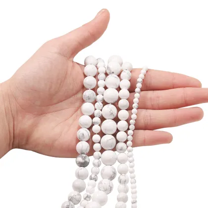 Natural White Turquoise Jewelry White Turquoise Loose Beads
