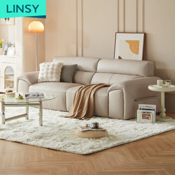 Linsy Soft Leather Sofa Set - Germany's Top Living Room Furniture Choice