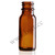 1/2oz amber glass boston round bottles