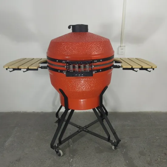 out Indoor Versatile Ceramic Kamado Grill 26 Inch Stainless Steel