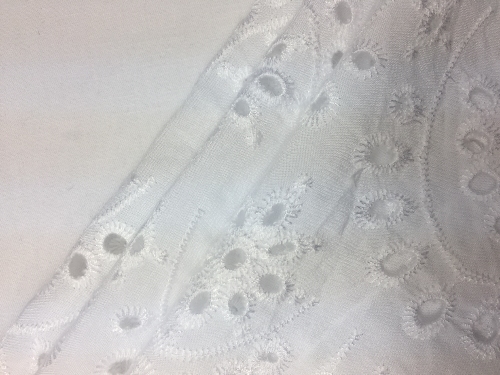 30s Rayon Challis Solid Embroidery Fabric