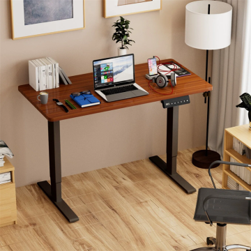 Height-Adjustable Wooden Computer Desk: Modern Home Office Furniture with New Design for Laptop Users