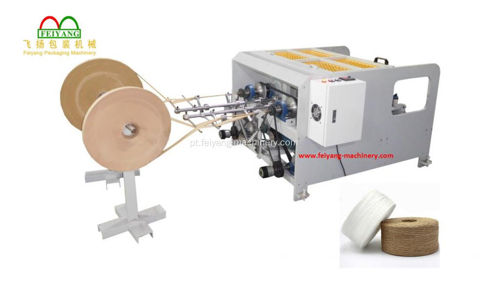 Máquinas para fazer cordas de papel para sacos de alimentos