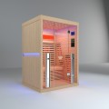 Sala de Sauna de Luxo de Luxo Hemlock de Hemlock Canadense de 2 pessoas