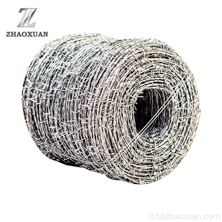 Filo spinato zincato in acciaio inossidabile a basso prezzo