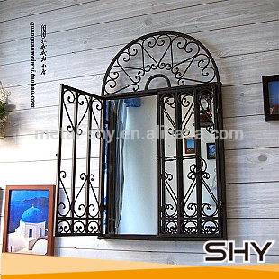 Practical Wrought Iron Window Grill Design for Outdoor Windows