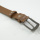 Men's Reversible Leather Belt For Jeans Brown