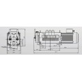 เครื่องดึงสายพานแบนทั่วไปลิฟต์ 1250KG