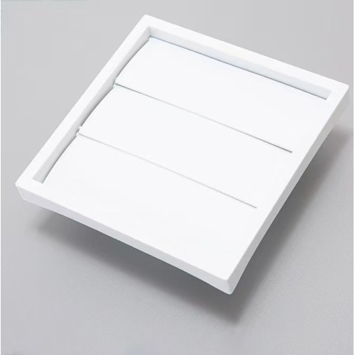 Plastik Gravity Louvre Vent-Rain Defense &amp; Aliran Udara Alami