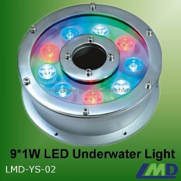 CE RoHS IP68 Waterproof 9w Led underwater light