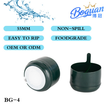 काला पुन: प्रयोज्य मिनरल वाटर बाल्टी ढक्कन